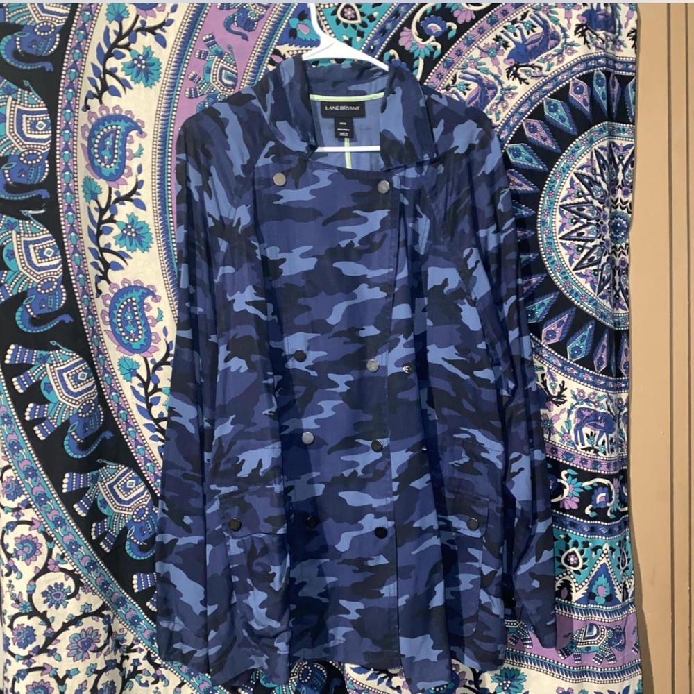 Lane Bryant light Camouflage jacket